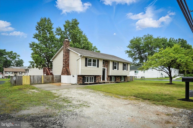 9884 Bird River Rd, Baltimore, MD 21220 - raised ranch with a chimney