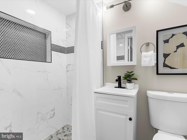 3708 Mohawk Ave, Baltimore, MD 21207 - bathroom featuring a tile shower and vanity