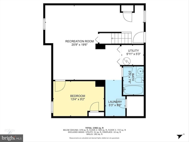 3708 Mohawk Ave, Baltimore, MD 21207 - view of home floor plan