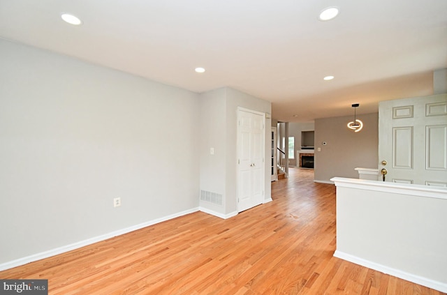 316 Wheatfield Cir, Hatfield, PA 19440 - unfurnished room with recessed lighting and light wood-type flooring