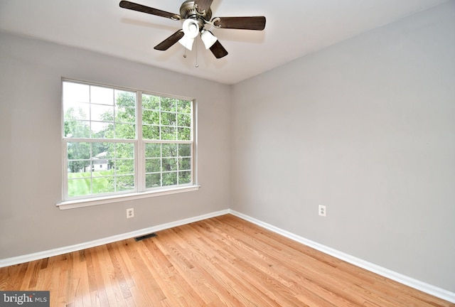 316 Wheatfield Cir, Hatfield, PA 19440 - empty room with light wood-style floors and ceiling fan