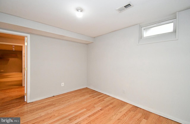 316 Wheatfield Cir, Hatfield, PA 19440 - below grade area featuring light wood-style floors and baseboards
