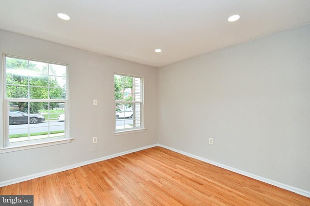 316 Wheatfield Cir, Hatfield, PA 19440 - spare room featuring light wood-style flooring and recessed lighting