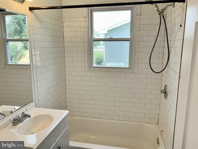 601 Mulberry St, Milton, DE 19968 - bathroom featuring vanity and shower / bath combination