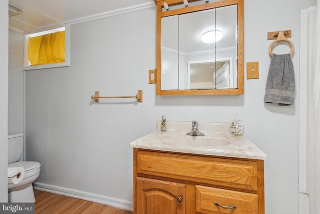 6604 Altamont Ave, Baltimore, MD 21228 - bathroom with vanity and wood finished floors