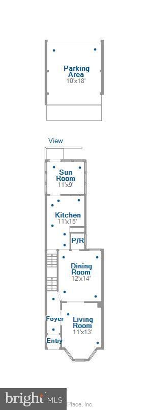 609 Elliott St NE, Washington, DC 20002 - view of floor plan / room layout