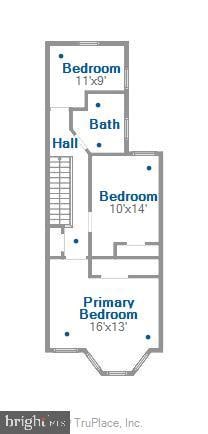 609 Elliott St NE, Washington, DC 20002 - view of floor plan / room layout
