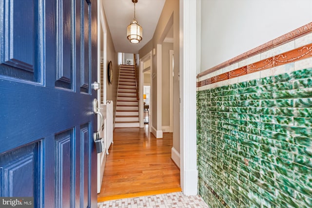 609 Elliott St NE, Washington, DC 20002 - entrance foyer with stairway