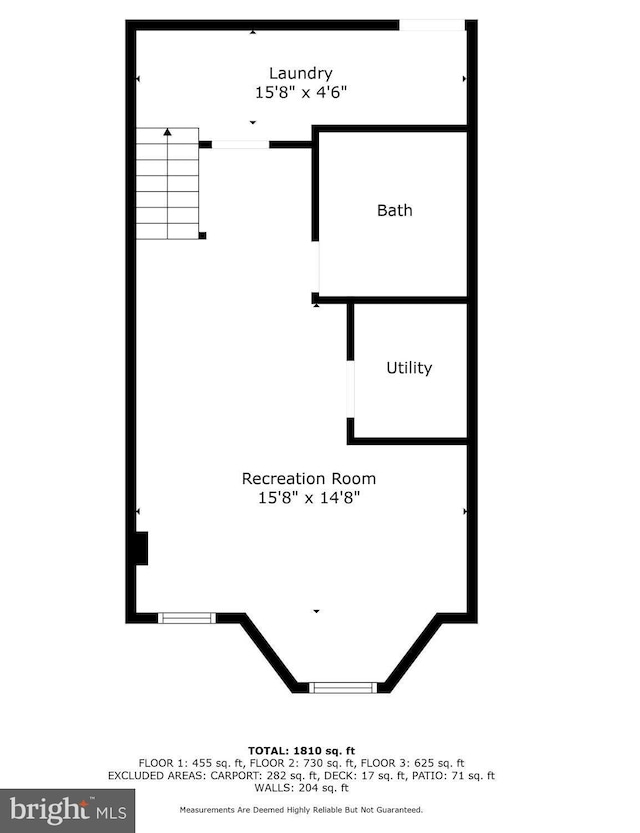 609 Elliott St NE, Washington, DC 20002 - view of home floor plan