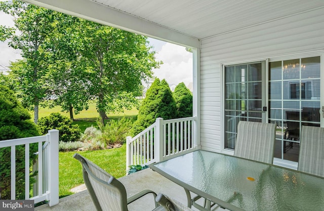 13 Wauwinet Ct, Rehoboth Beach, DE 19971 - view of patio featuring outdoor dining area