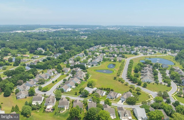 13 Wauwinet Ct, Rehoboth Beach, DE 19971 - aerial view of residential area featuring a large body of water