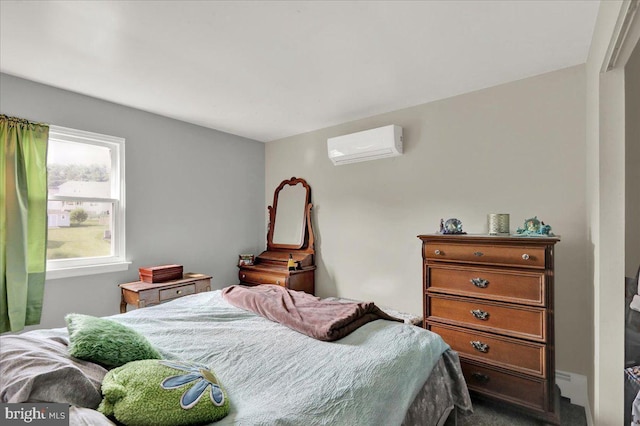1048 Acorn, Stowe, PA 19464 - bedroom featuring a wall mounted AC and carpet floors