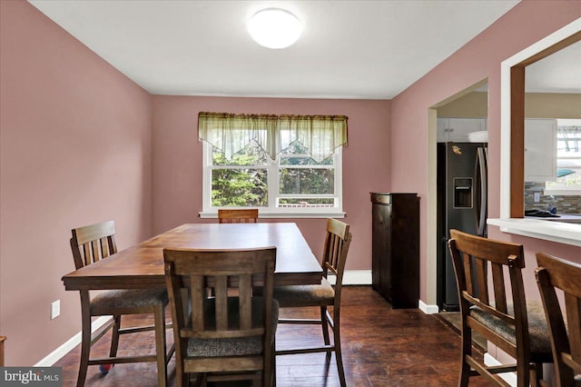 1048 Acorn, Stowe, PA 19464 - dining space with plenty of natural light and dark wood-style flooring