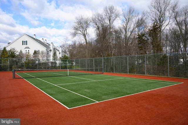 1305 S Branch Dr, Whitehouse Station, NJ 08889 - view of tennis court