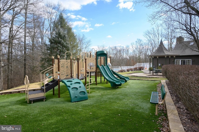 1305 S Branch Dr, Whitehouse Station, NJ 08889 - view of jungle gym