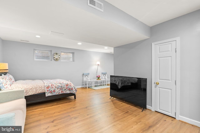 8857 Blade Green Ln, Columbia, MD 21045 - bedroom with light wood-style floors and recessed lighting