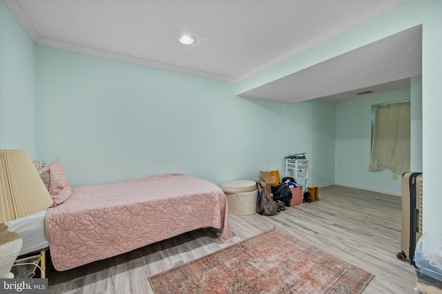12330 Needlepine Ter, Silver Spring, MD 20904 - bedroom with ornamental molding, wood finished floors, and recessed lighting