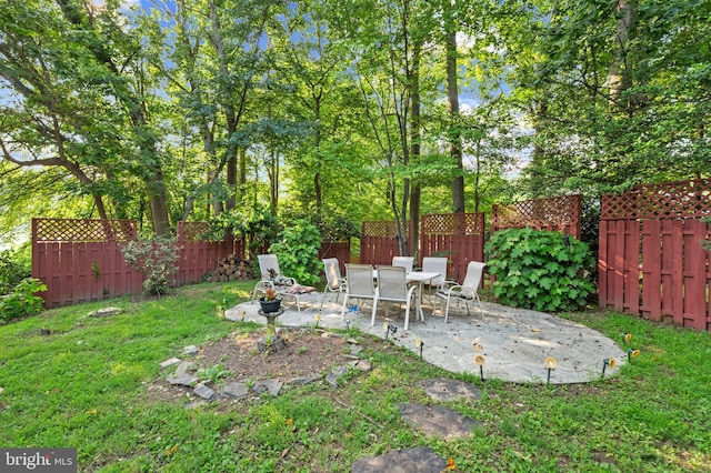 12330 Needlepine Ter, Silver Spring, MD 20904 - fenced backyard with a patio