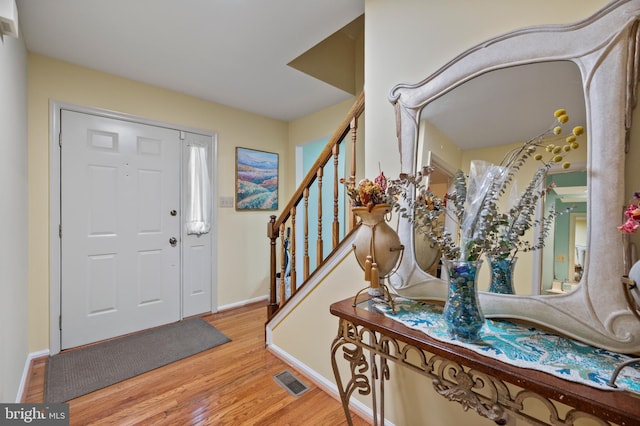 12330 Needlepine Ter, Silver Spring, MD 20904 - entrance foyer with wood finished floors and stairway