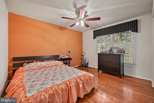 12330 Needlepine Ter, Silver Spring, MD 20904 - bedroom featuring wood finished floors and ceiling fan