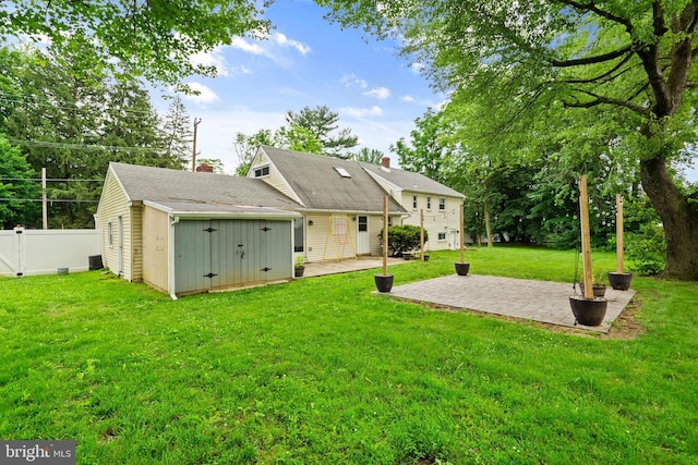 566 S Old Middletown Rd, Media, PA 19063 - rear view of house with a patio area and a shed