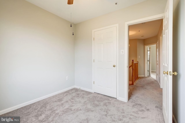 319 Chestertown St, Gaithersburg, MD 20878 - carpeted spare room featuring baseboards and ceiling fan