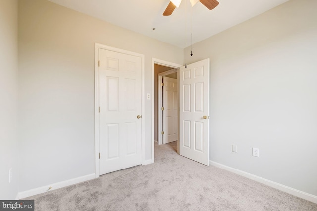319 Chestertown St, Gaithersburg, MD 20878 - unfurnished bedroom with carpet flooring and a ceiling fan