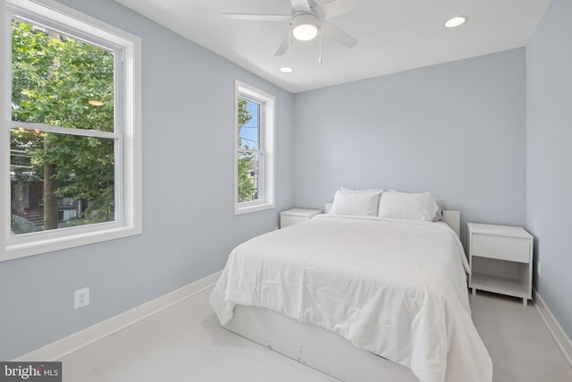 706 Longfellow St NW, Washington, DC 20011 - bedroom featuring recessed lighting and ceiling fan
