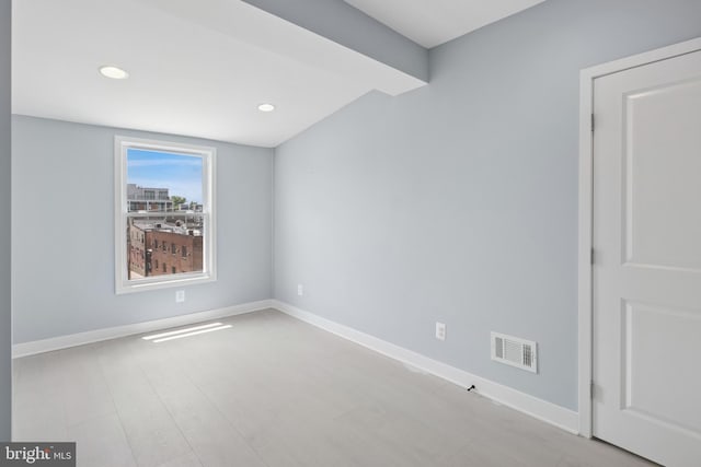 706 Longfellow St NW, Washington, DC 20011 - spare room with baseboards and recessed lighting