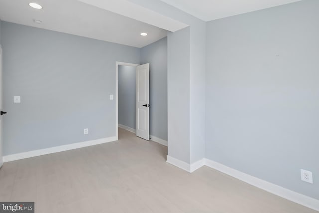 706 Longfellow St NW, Washington, DC 20011 - spare room with baseboards and recessed lighting