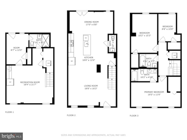 706 Longfellow St NW, Washington, DC 20011 - view of floor plan / room layout