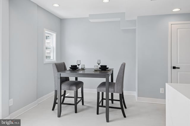 706 Longfellow St NW, Washington, DC 20011 - dining room featuring recessed lighting and baseboards