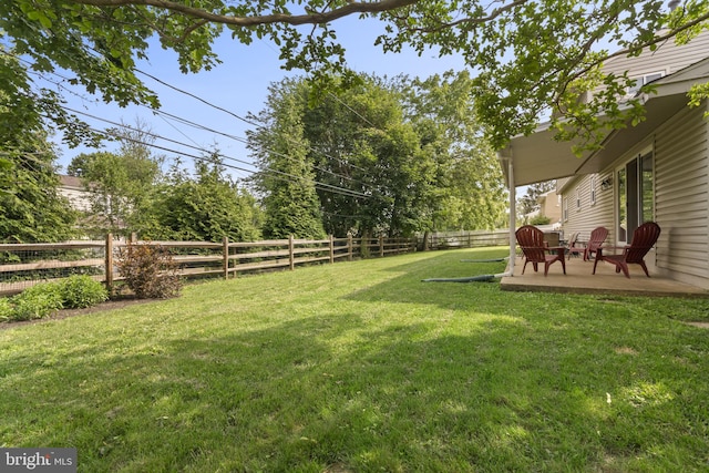 2108 Weatherton Dr, Wilmington, DE 19810 - fenced backyard with a patio