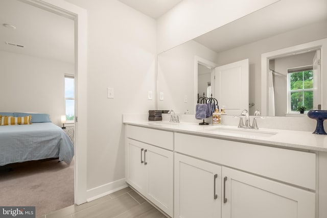 5635 Saucon Ridge Rd, Coopersburg, PA 18036 - bathroom featuring double vanity and ensuite bath