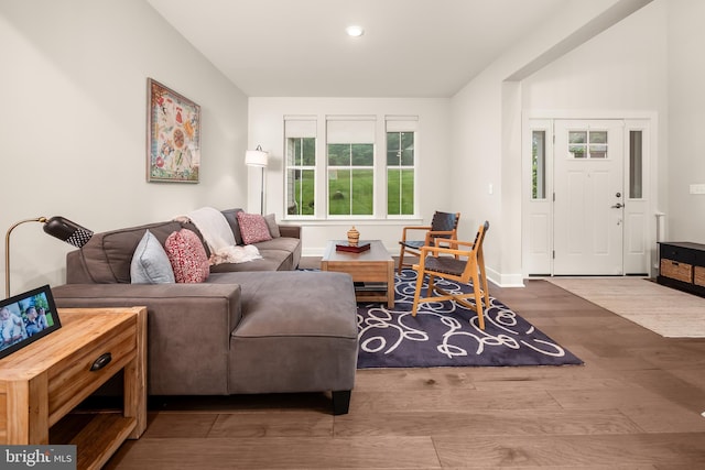 5635 Saucon Ridge Rd, Coopersburg, PA 18036 - living room with wood finished floors and recessed lighting