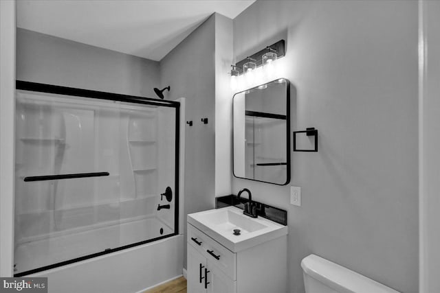 446 S 15th St, Reading, PA 19602 - bathroom featuring vanity and shower / bath combination with glass door