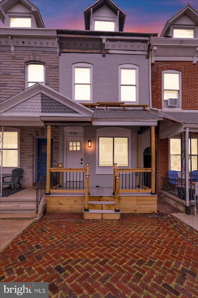 446 S 15th St, Reading, PA 19602 - townhome / multi-family property with covered porch