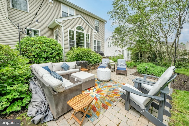 1506 Cloverhill Rd, Pottstown, PA 19464 - view of patio / terrace featuring outdoor lounge area
