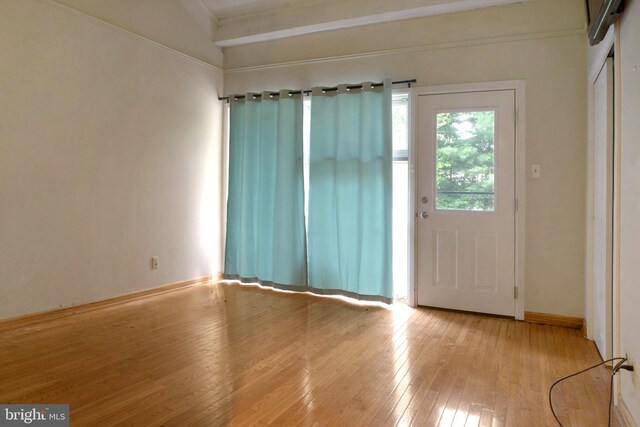 20B Oscar Hammerstein Way Unit 20B, New Hope, PA 18938 - foyer entrance featuring wood-type flooring and baseboards