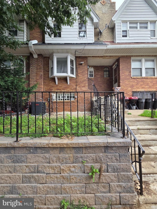 1473 Stevens St, Philadelphia, PA 19149 - view of front facade with brick siding