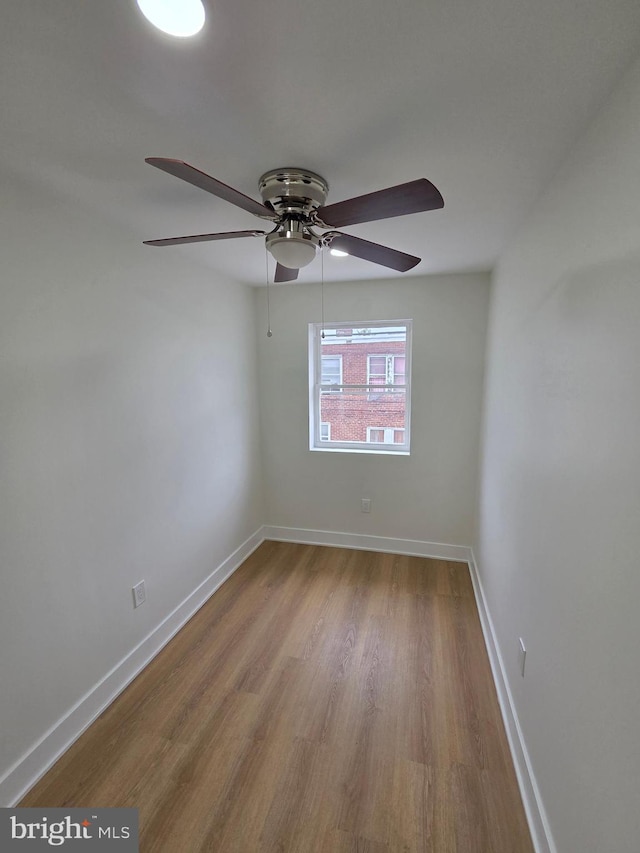 1473 Stevens St, Philadelphia, PA 19149 - unfurnished room with wood finished floors and ceiling fan