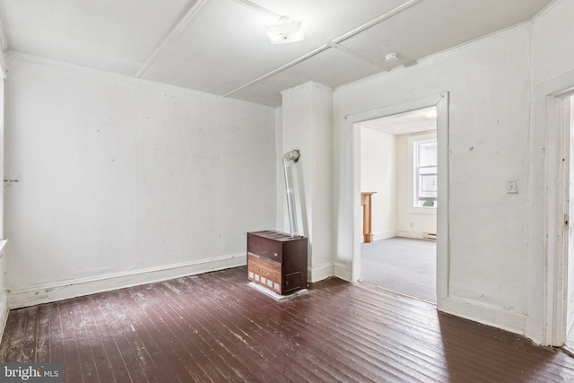 111/2 College Ave, Annapolis, MD 21401 - spare room featuring hardwood / wood-style floors