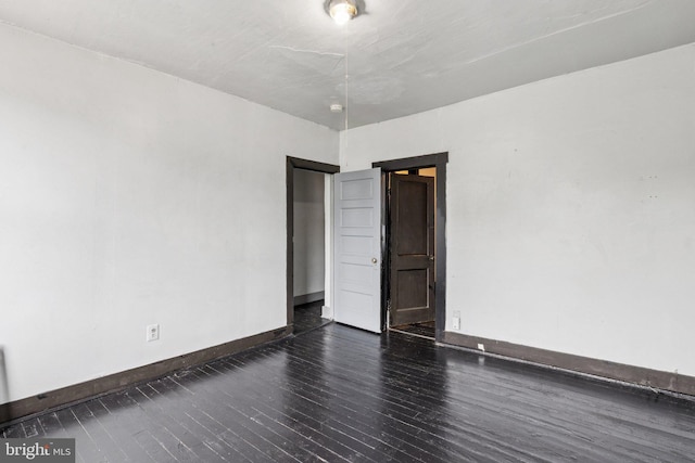 111/2 College Ave, Annapolis, MD 21401 - spare room featuring wood finished floors and baseboards
