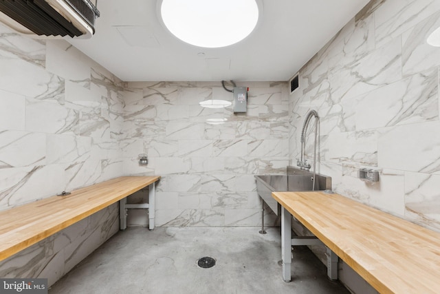 1211 Van St SE Unit 913, Washington, DC 20003 - misc room with a workshop area and concrete floors
