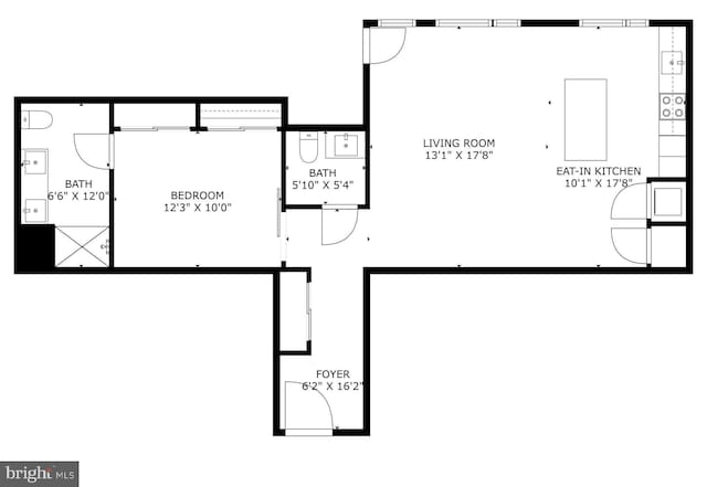 1211 Van St SE Unit 913, Washington, DC 20003 - view of room layout