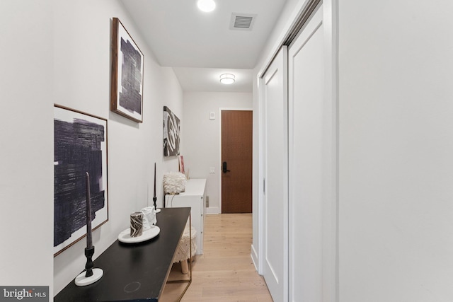 1211 Van St SE Unit 913, Washington, DC 20003 - hallway with light wood finished floors and baseboards