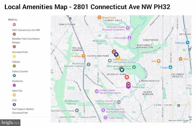 2801 Connecticut Ave NW Unit 32, Washington, DC 20008 - map of property location