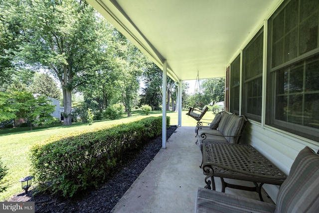 4 Concord Way, Chadds Ford, PA 19317 - covered porch featuring a yard