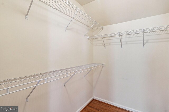 5570 La Vista Dr, Alexandria, VA 22310 - walk in closet with wood finished floors