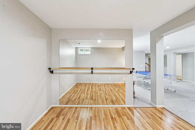 5570 La Vista Dr, Alexandria, VA 22310 - unfurnished room with wood finished floors and recessed lighting